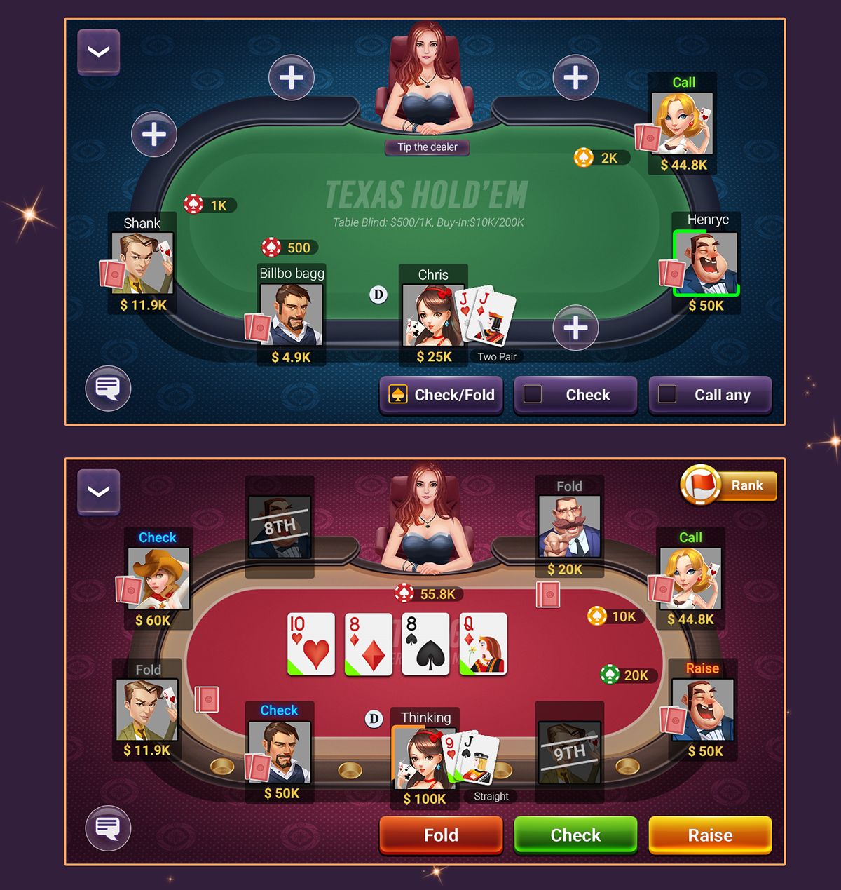 Trada Casino آن لائن کیسینو میں اصل گیمز